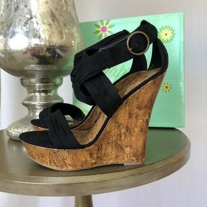 PAPRIKA shoes espadrilles wedges Garzon black 8
